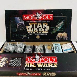 Vintage‎ Monopoly Star Wars Limited Collector's Edition 1996 Hasbro New